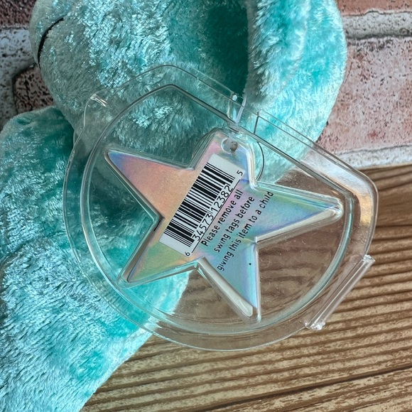 CLASSIC COLLECTICRITTERS - TURQUOISE - JEWEL SERIES - BEAR BEANIE BABY #09403 - Picture 4 of 6